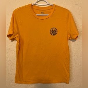 Vans Size M Mustard Yellow T-shirt